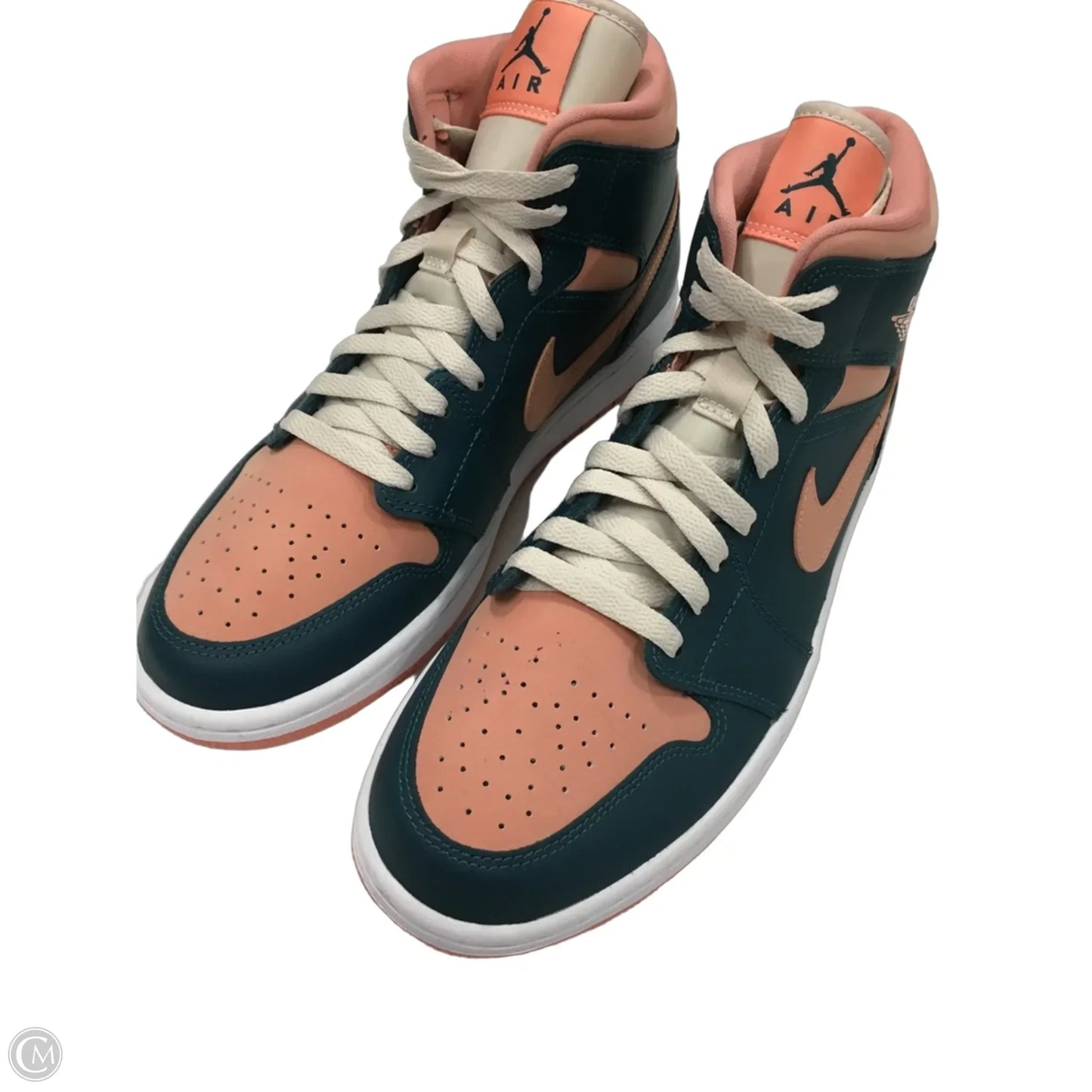 Shoes Sneakers By Nike In Green & Pink, Size: 10