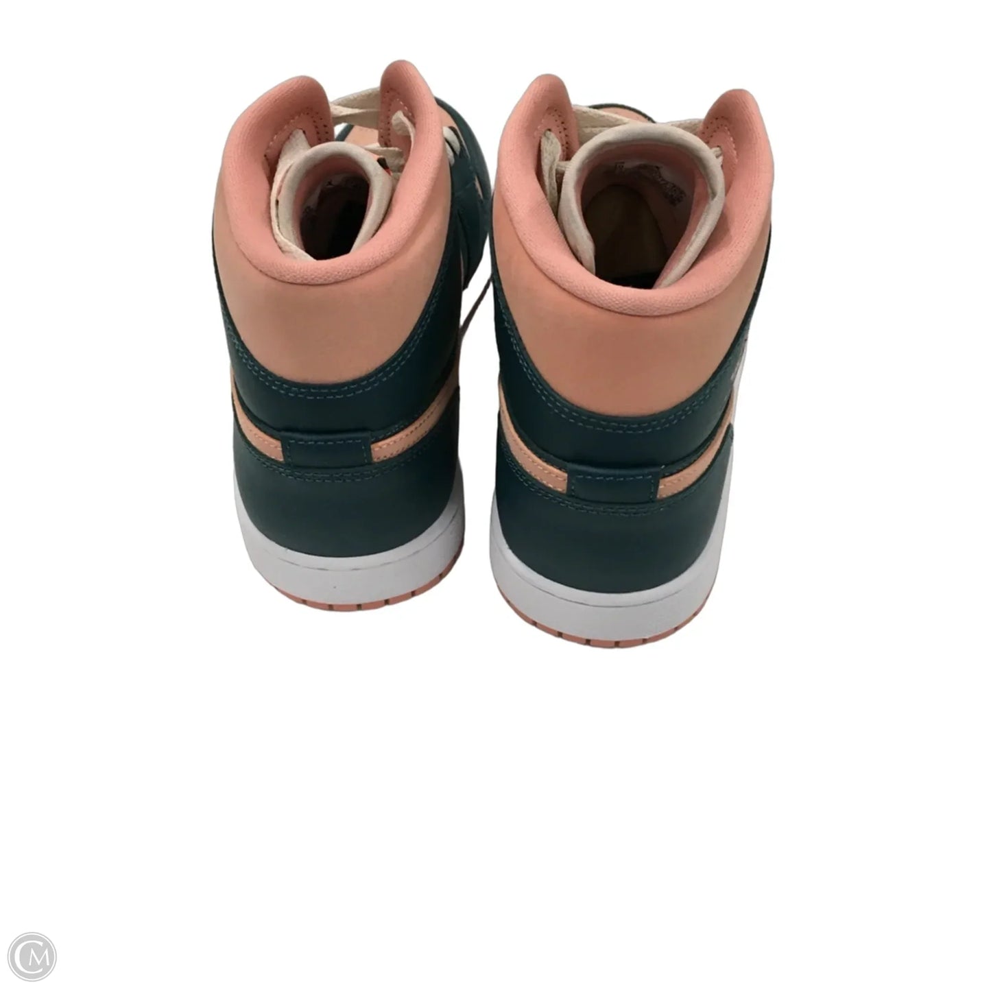 Shoes Sneakers By Nike In Green & Pink, Size: 10