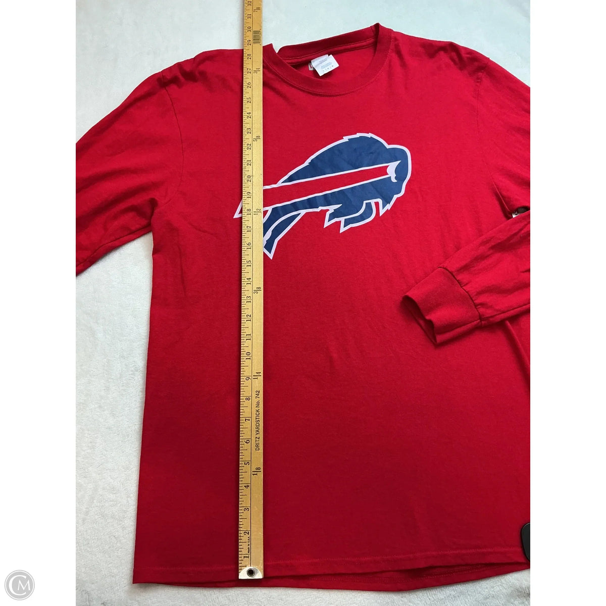 Top Long Sleeve By New Era In Red, Size: L