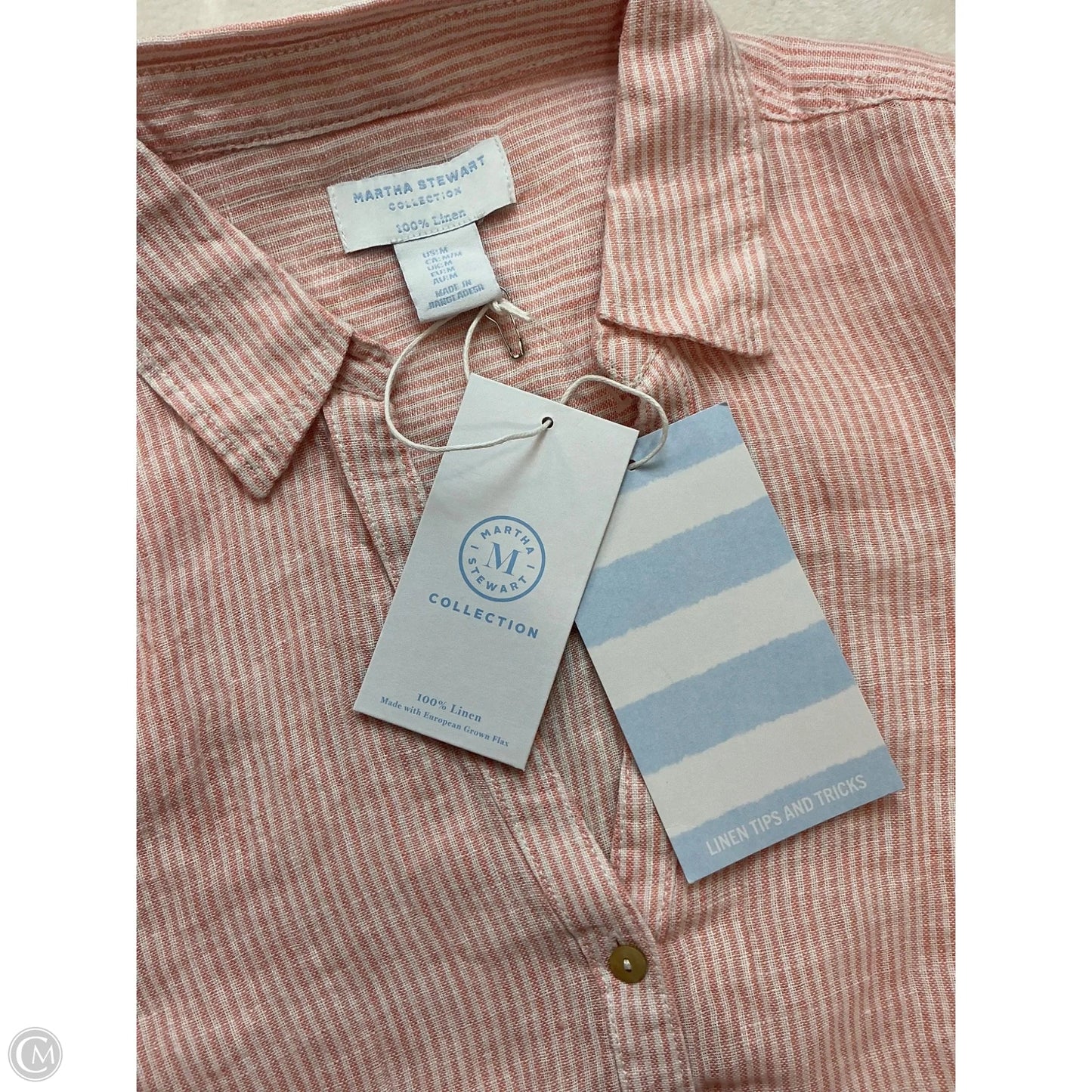 Top Long Sleeve By Clothes Mentor In Orange, Size: M