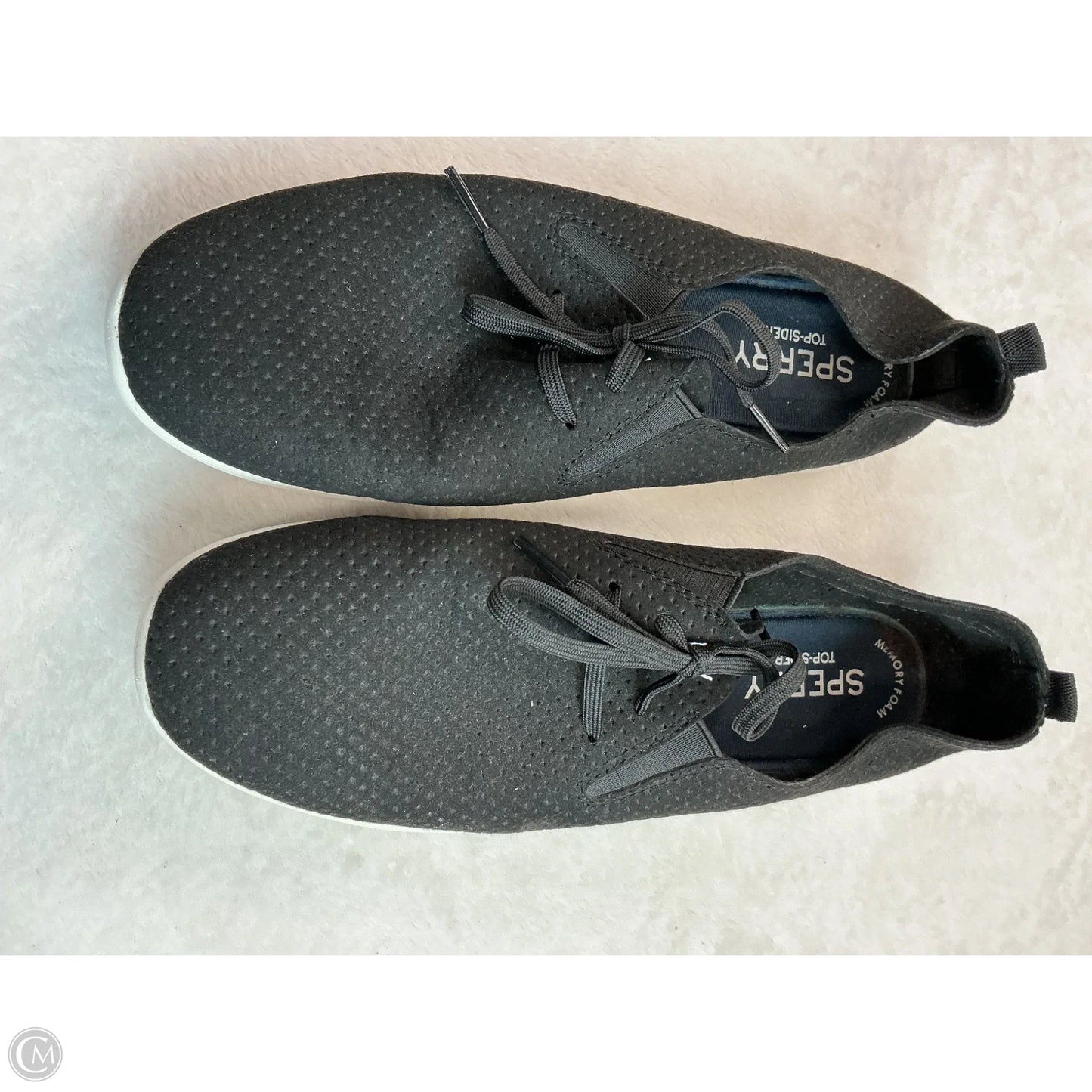Shoes Athletic By Sperry In Black, Size: 9.5