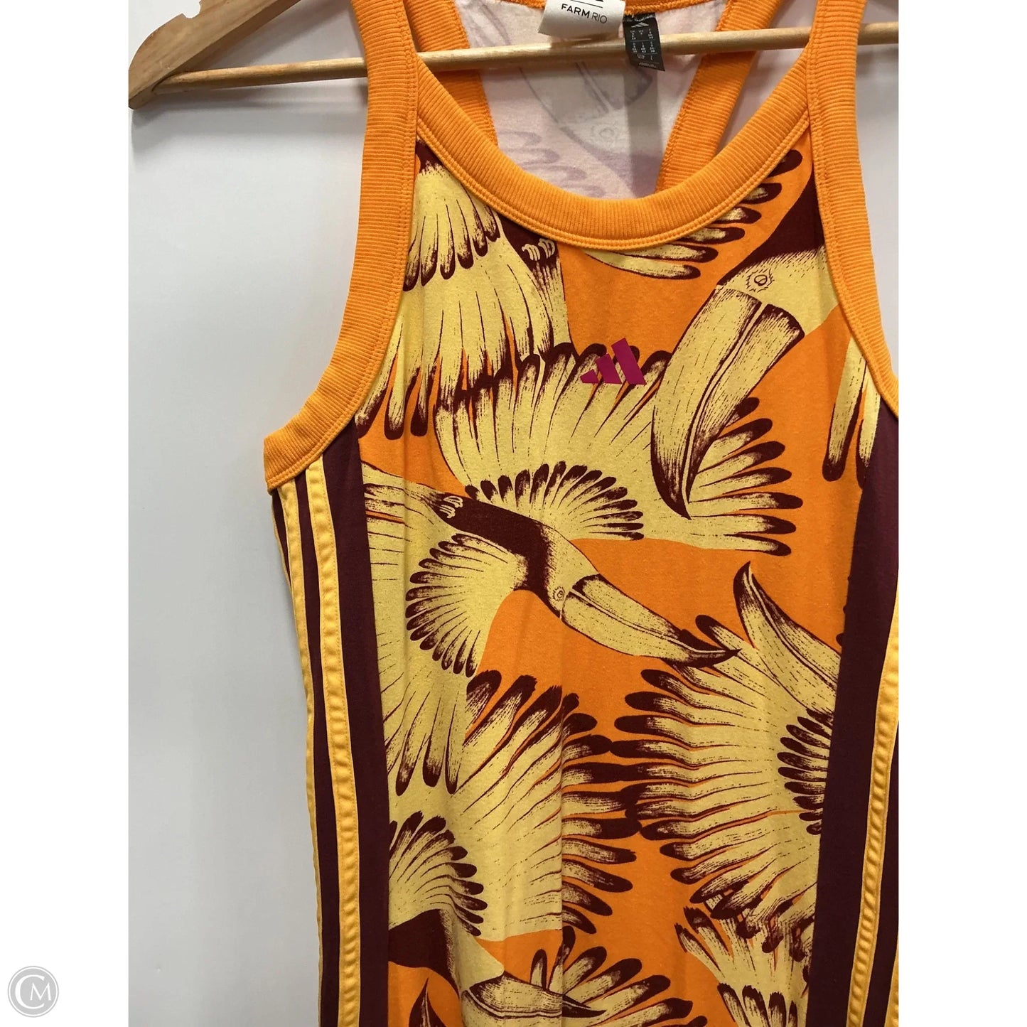 Athletic Dress By Farm Rio In Yellow, Size: S