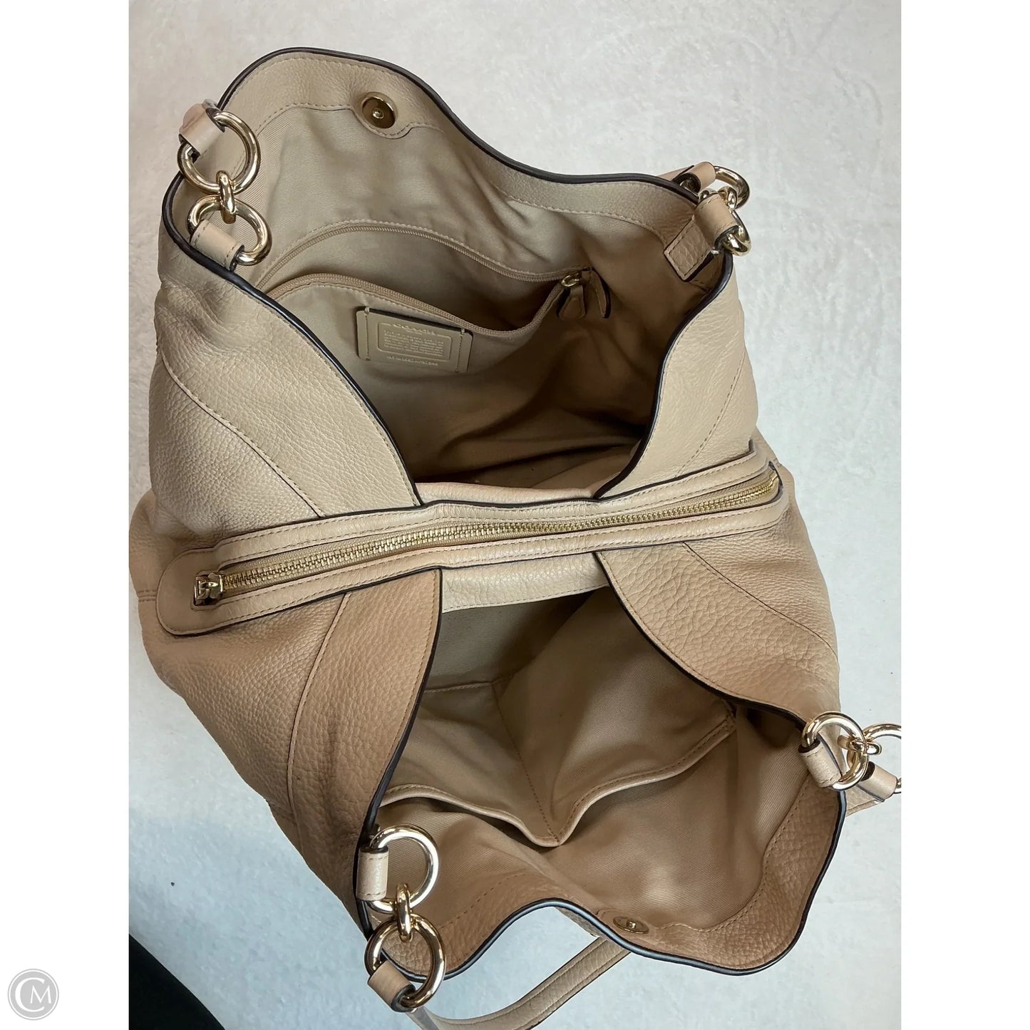 Handbag Designer By Coach, Size: Large