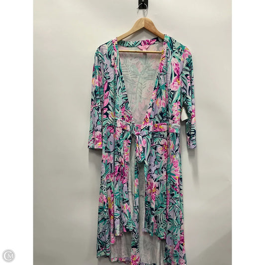 Dress Designer By Lilly Pulitzer In Blue & Purple, Size: M