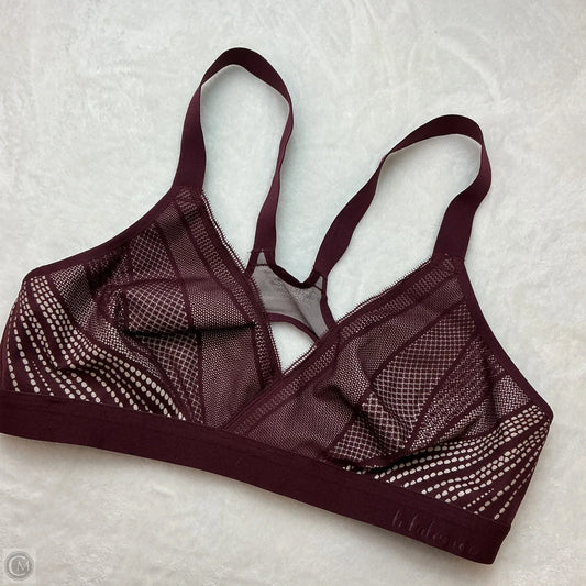 Athletic Bra By Lululemon In Maroon, Size: 36c