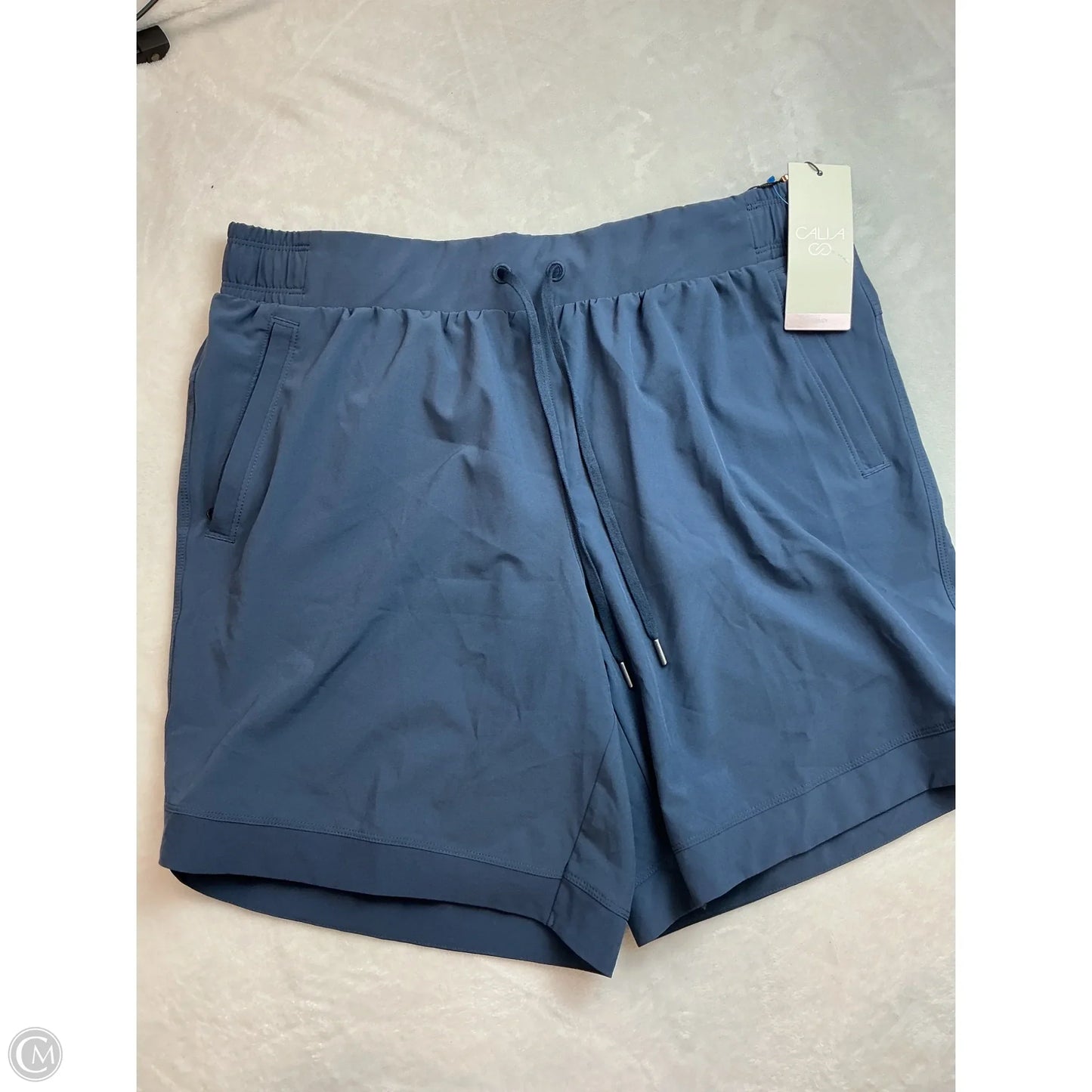 Athletic Shorts By Calia In Blue, Size: M