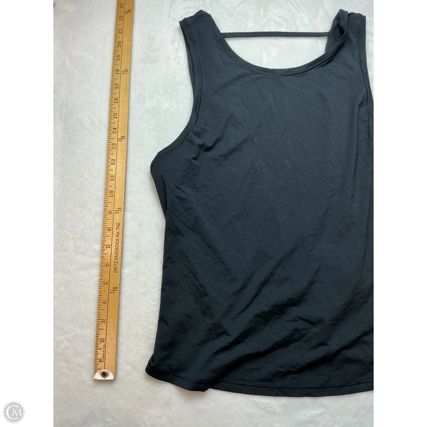 Athletic Tank Top By Lululemon In Black, Size: L