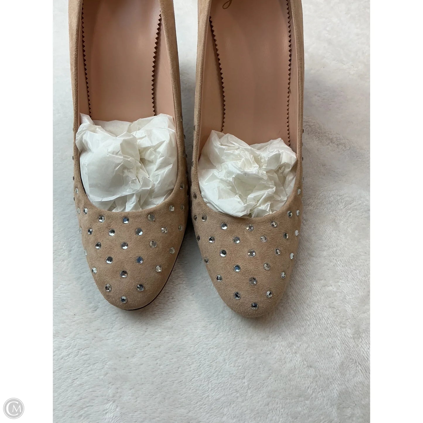 Shoes Heels Block By J. Crew In Cream, Size: 8