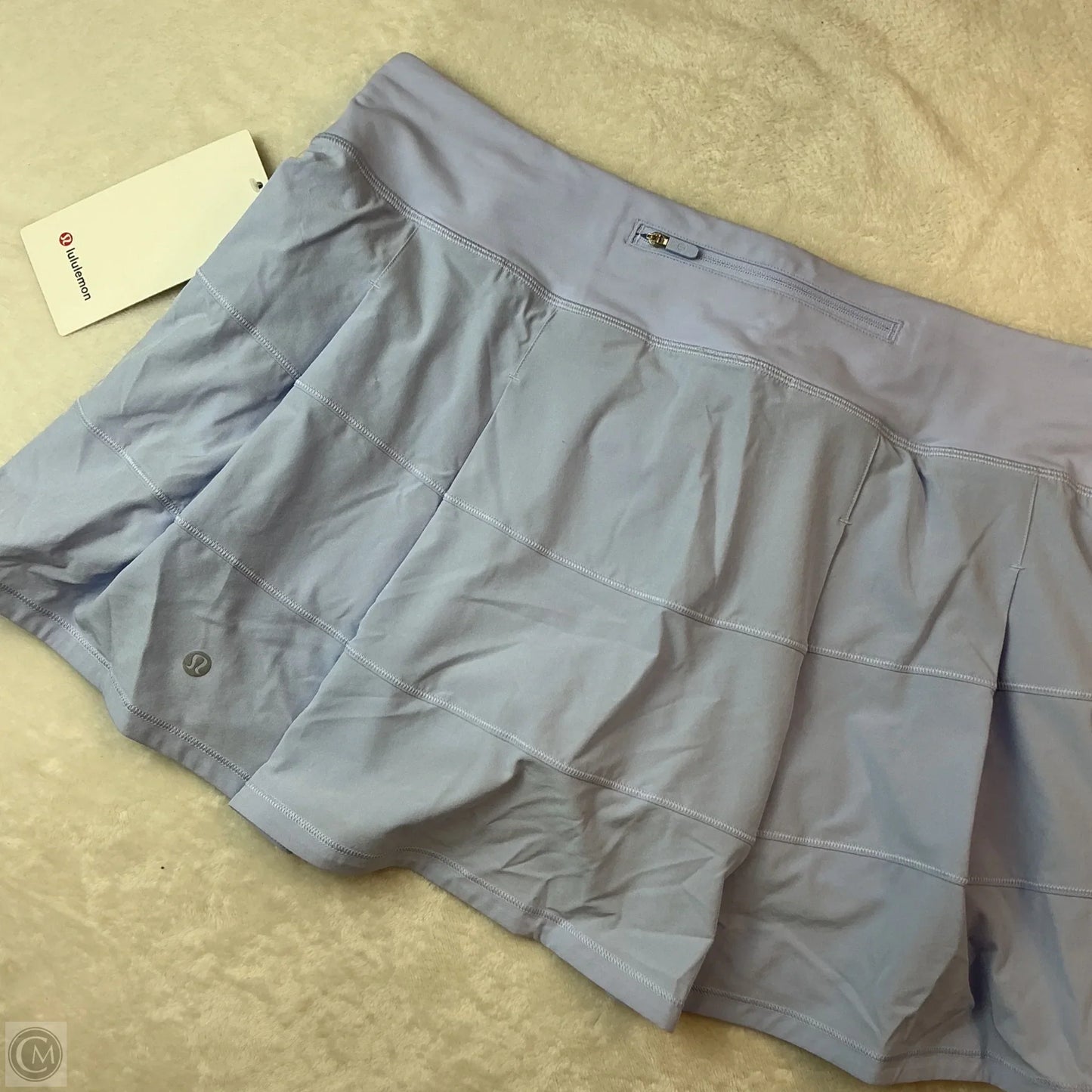 Athletic Skort By Lululemon In Blue, Size: 12