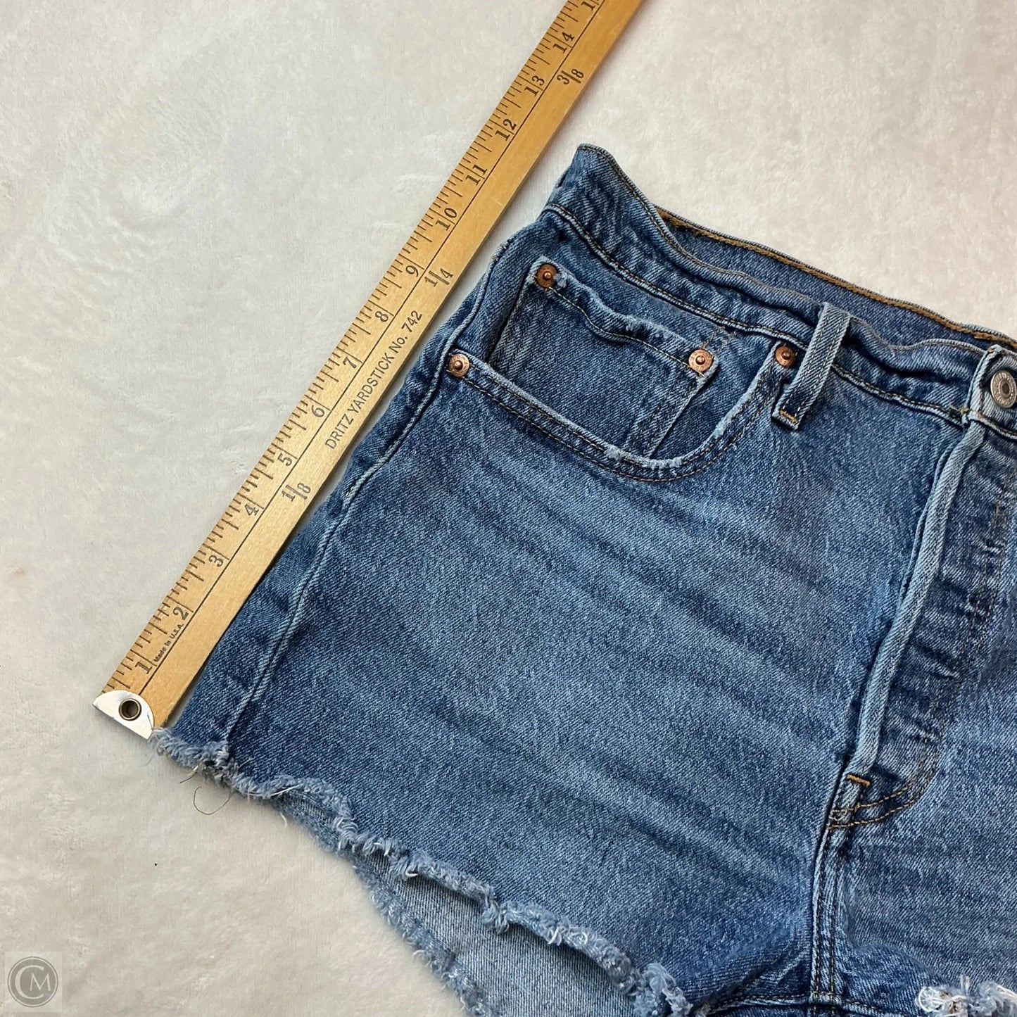 Shorts By Levis In Blue Denim, Size: 8