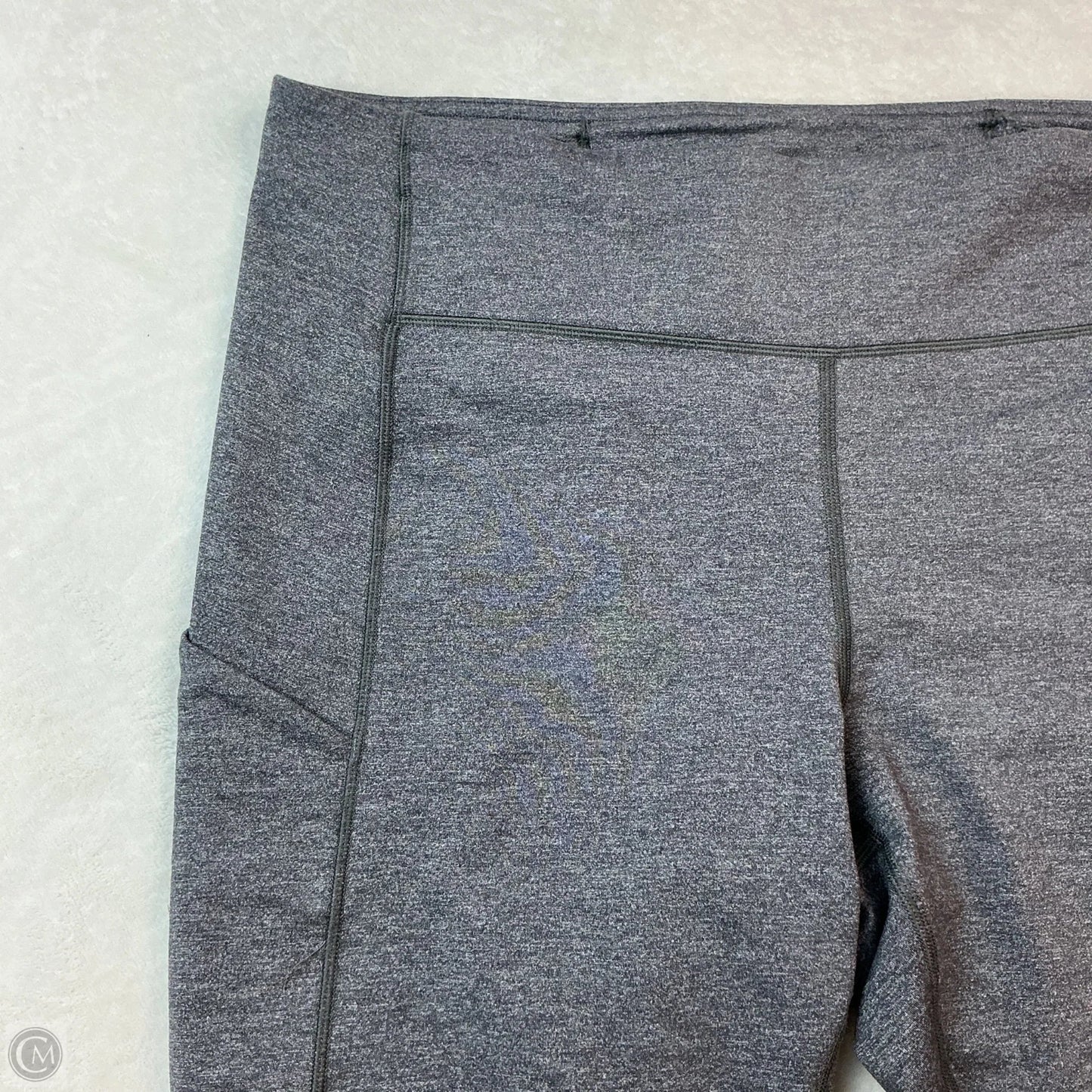 Athletic Leggings By Lululemon In Grey, Size: 12