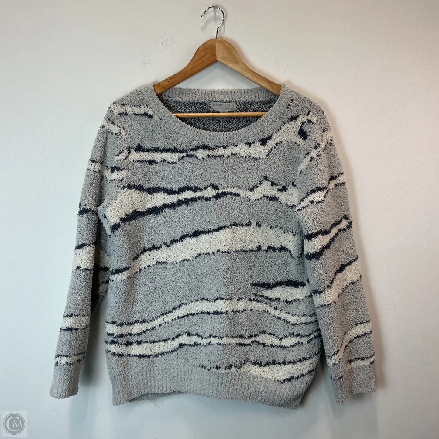 Sweater By Barefoot Dreams In Grey, Size: M