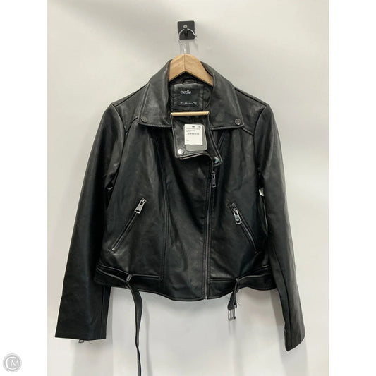 Jacket Moto By Elodie In Black, Size: L