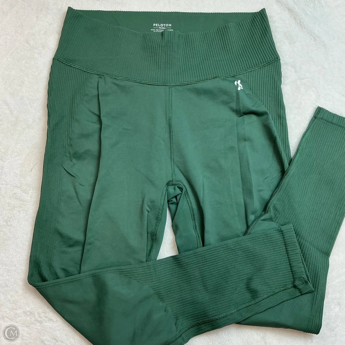 Athletic Leggings By Peloton In Green, Size: Xl
