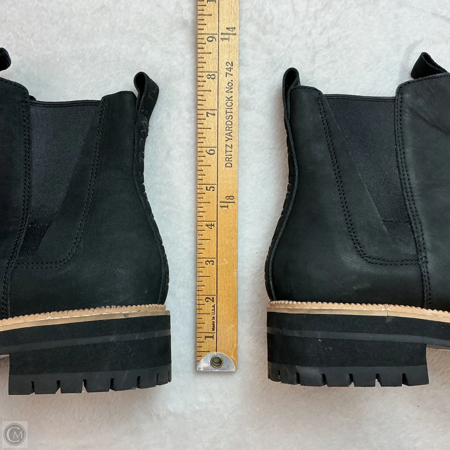 Boots Ankle Flats By Toms In Black, Size: 9.5