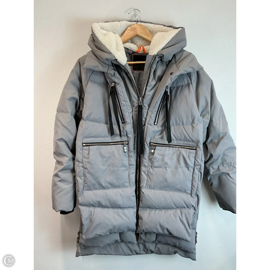 Coat Puffer & Quilted By Clothes Mentor In Grey, Size: S