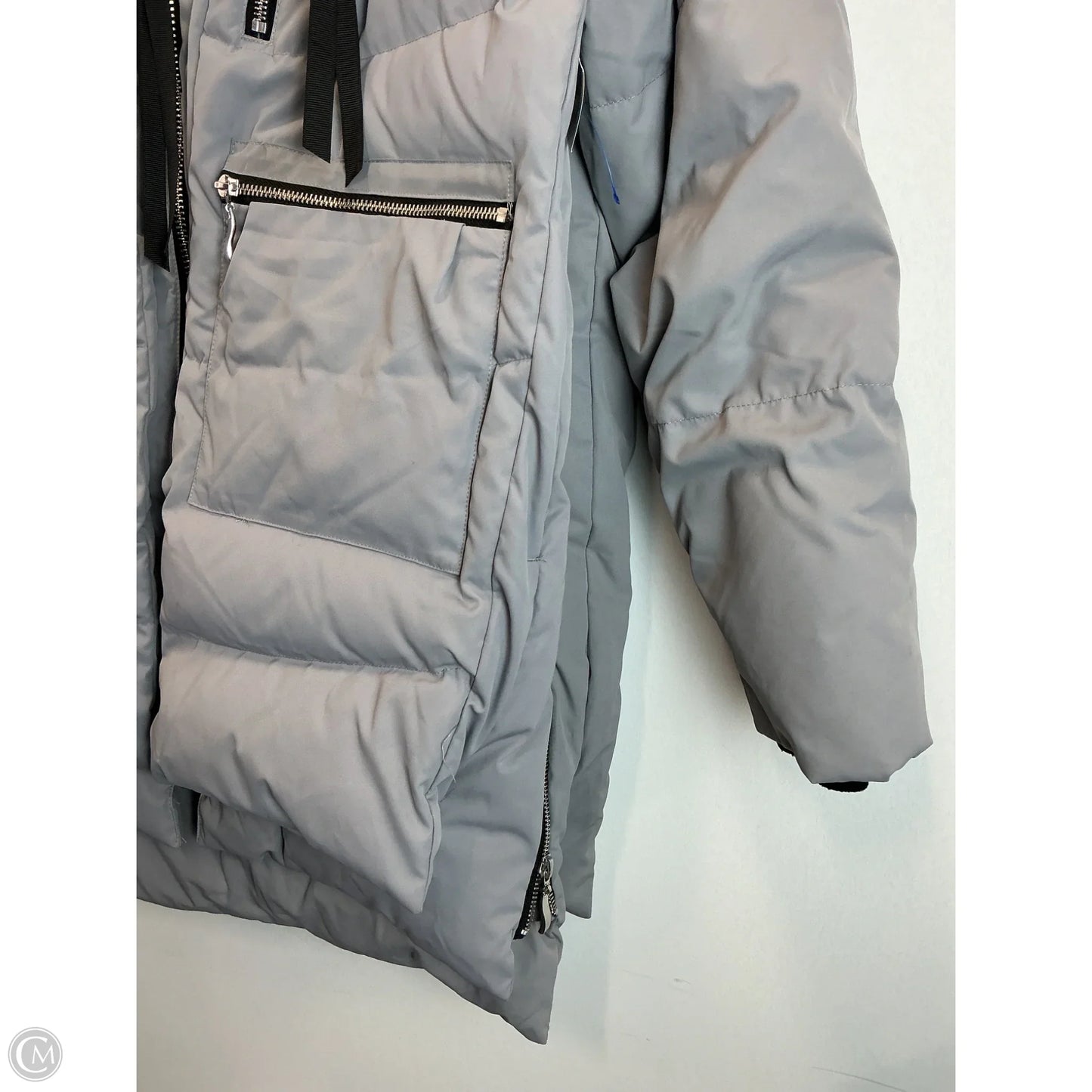 Coat Puffer & Quilted By Clothes Mentor In Grey, Size: S
