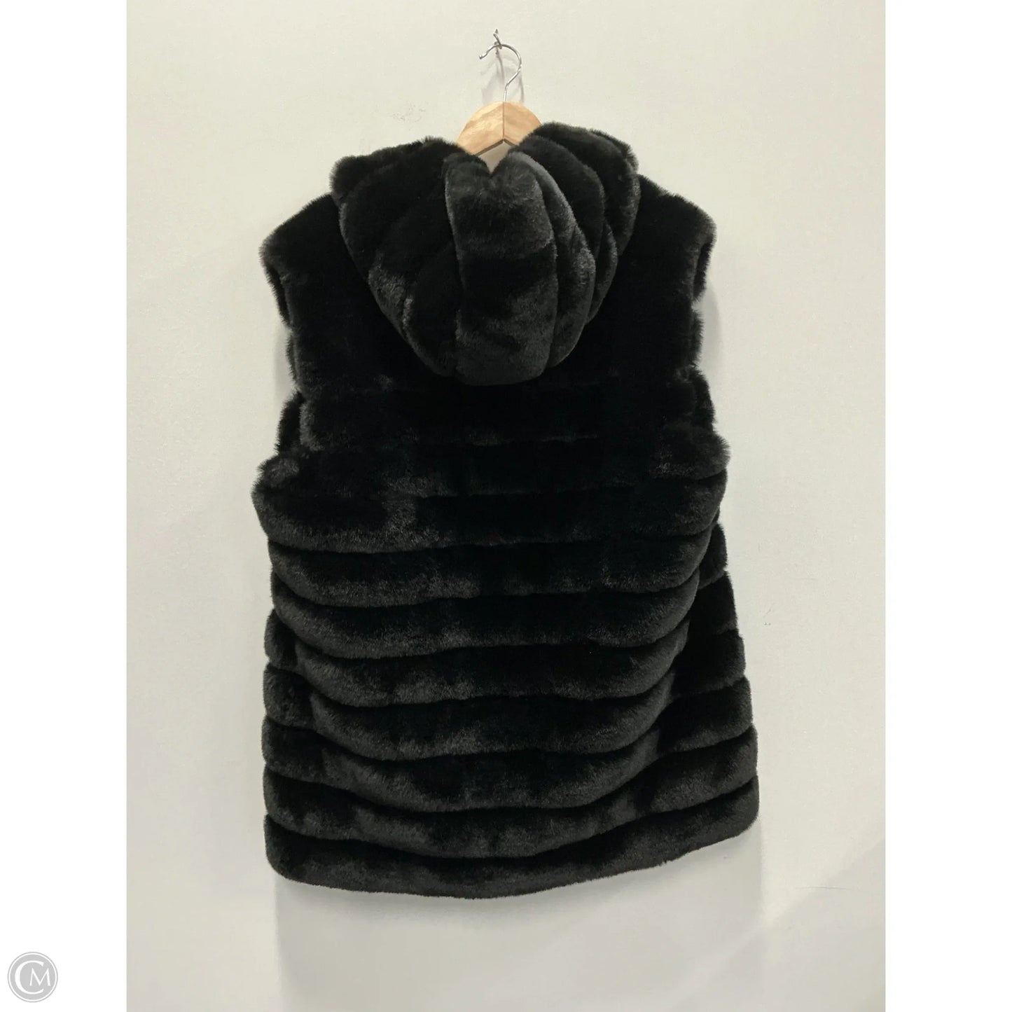 Vest Faux Fur & Sherpa By Michael By Michael Kors In Black, Size: L
