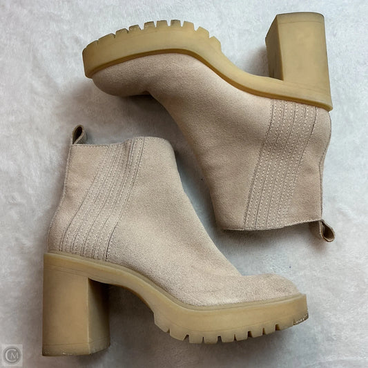 Boots Ankle Heels By Dolce Vita In Cream, Size: 7