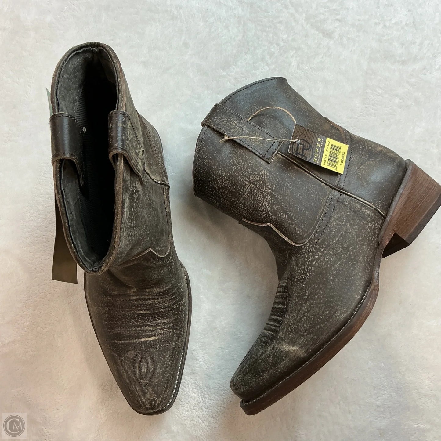 Boots Western By Roper In Brown, Size: 7