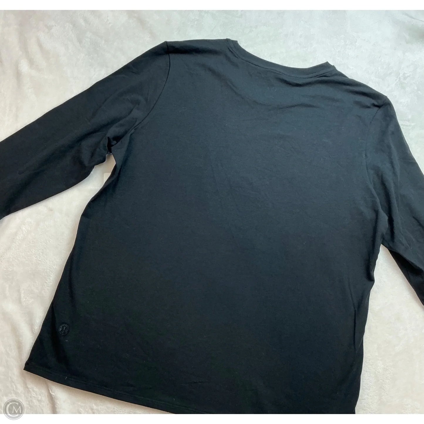 Top Long Sleeve By Lululemon In Black, Size: M