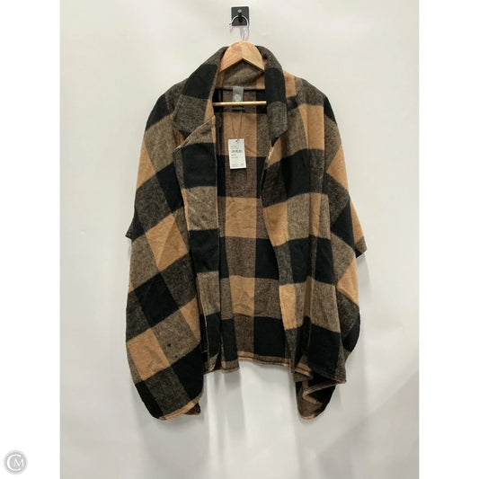 Shawl By Vince Camuto In Black & Brown, Size: Osfm