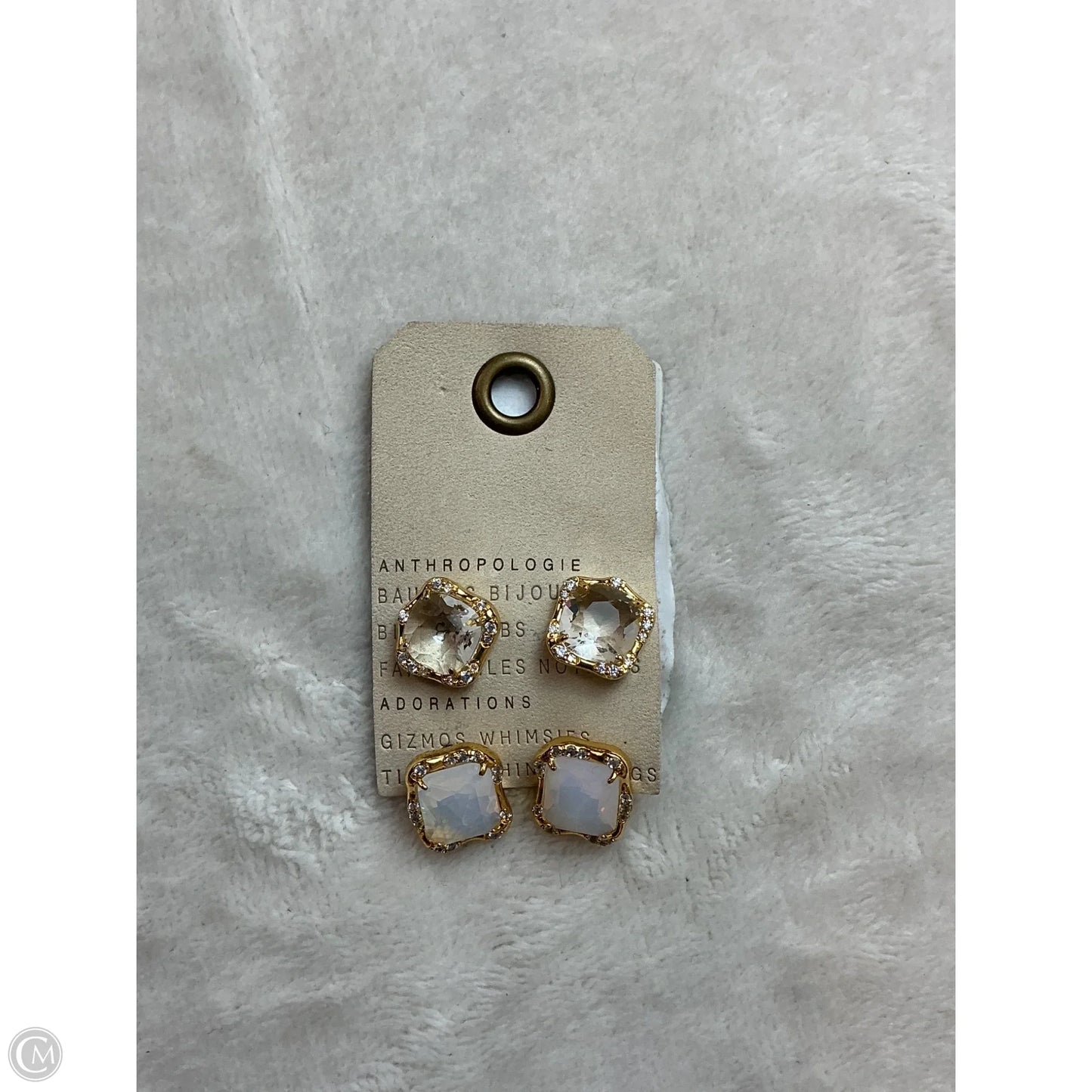 Earrings Stud By Anthropologie, Size: 02 Piece Set