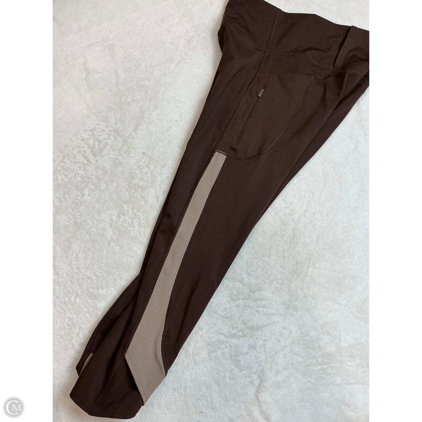 Athletic Leggings By Athleta In Brown, Size: M