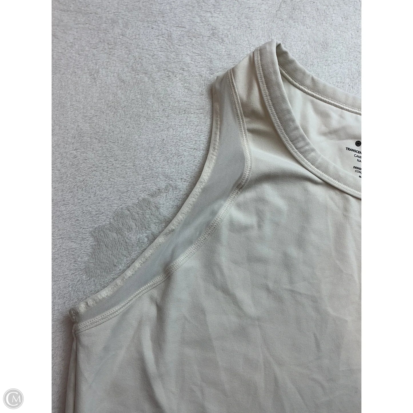 Athletic Tank Top By Athleta In Cream, Size: M