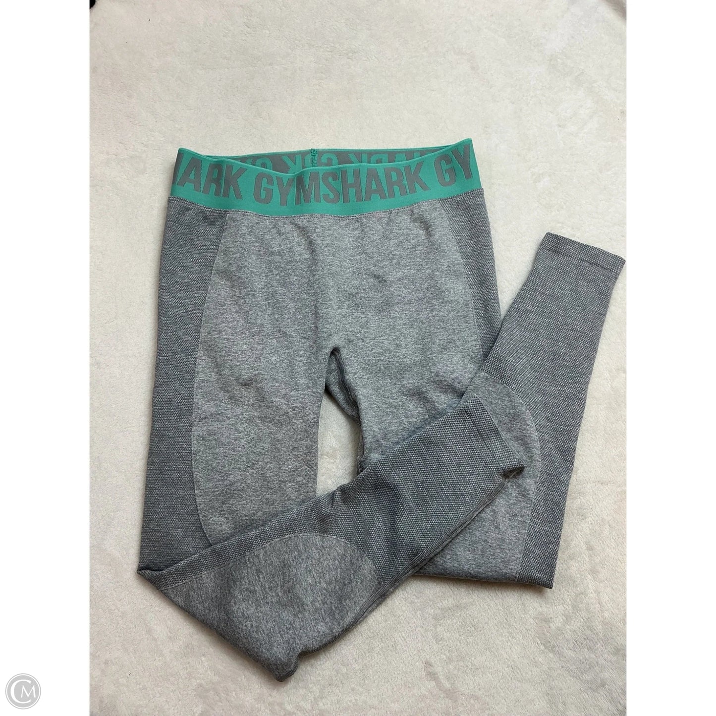 Athletic Leggings By Gym Shark In Grey, Size: M