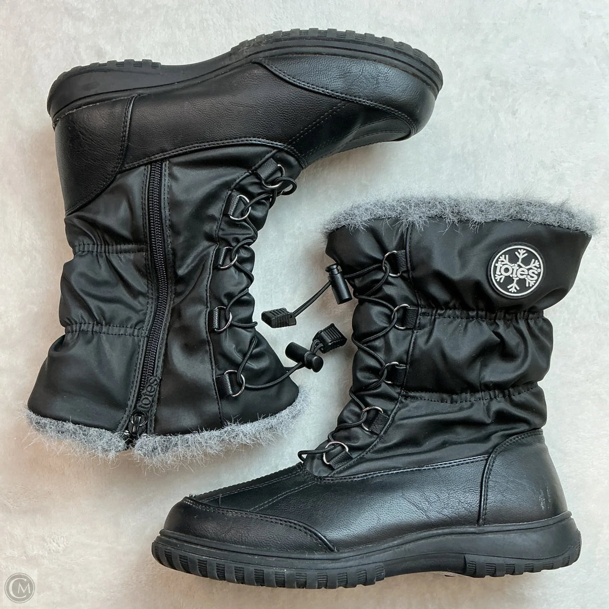 Boots Snow By Totes In Black, Size: 7