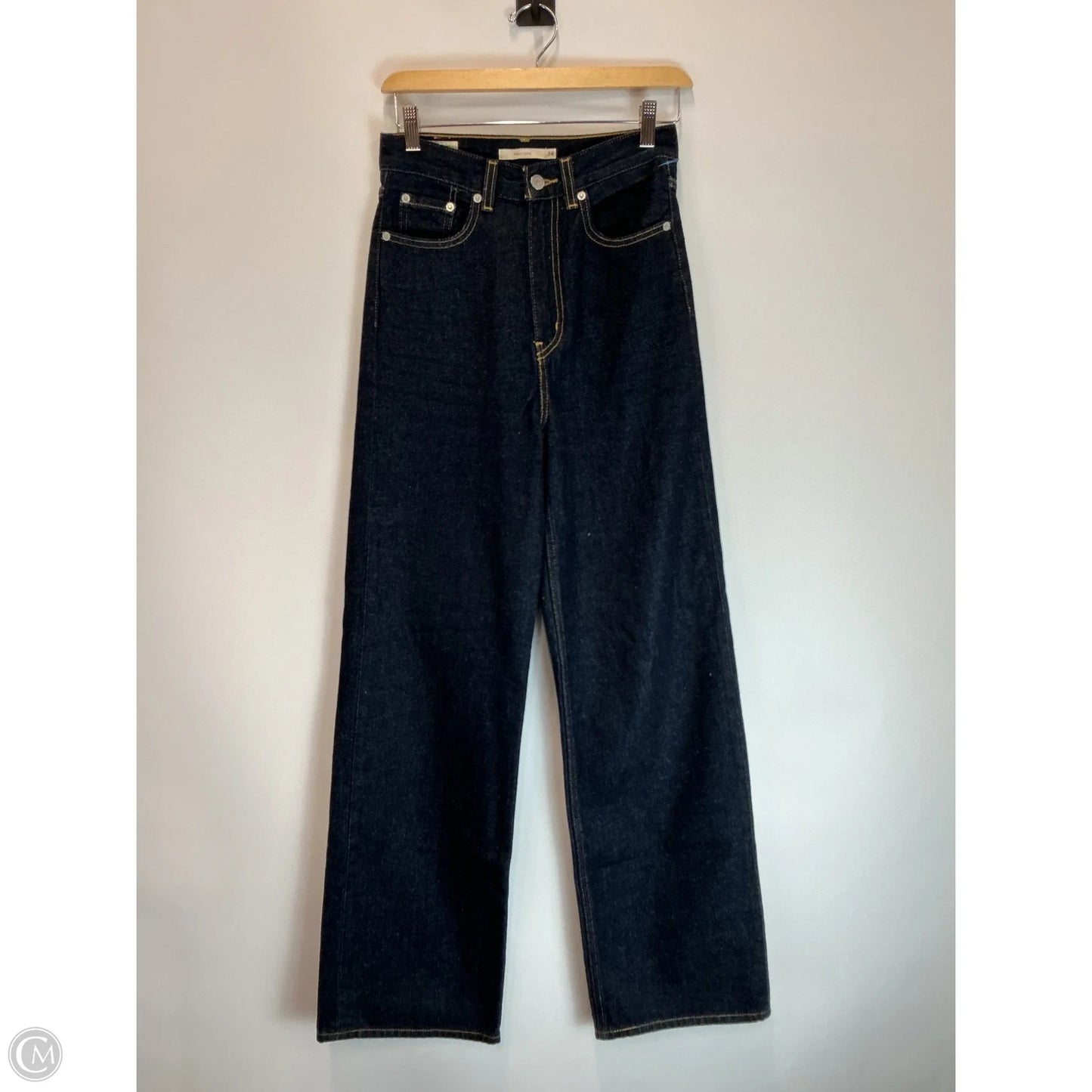 Jeans Wide Leg By Levis In Blue Denim, Size: 2