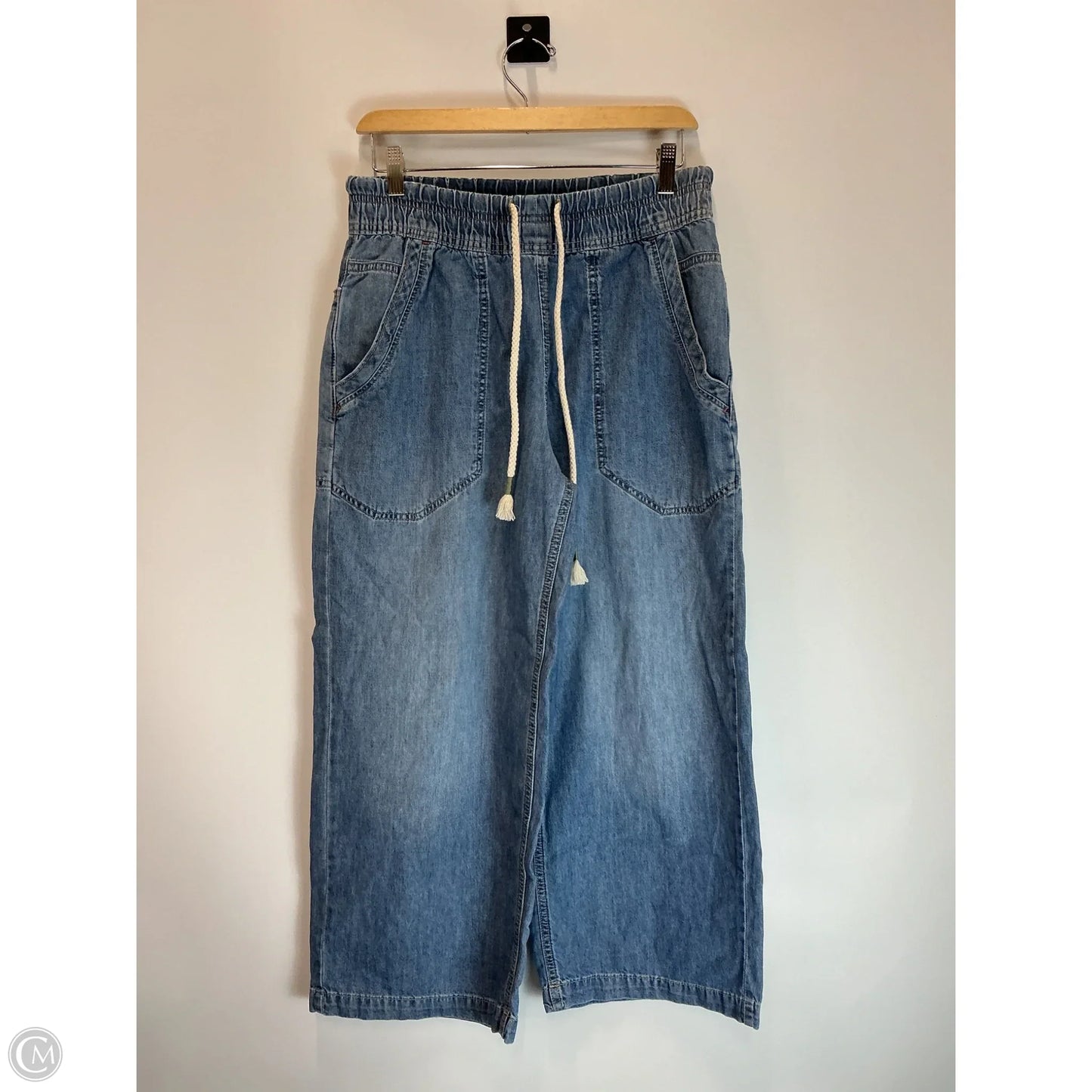 Jeans Wide Leg By We The Free In Blue Denim, Size: Xs