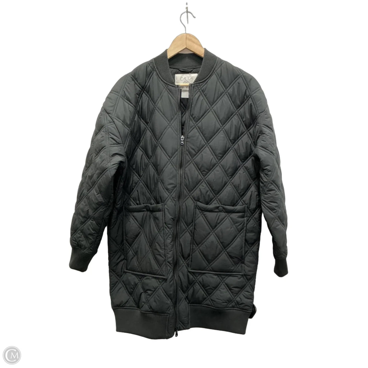 Coat Puffer & Quilted By Calia In Black, Size: S