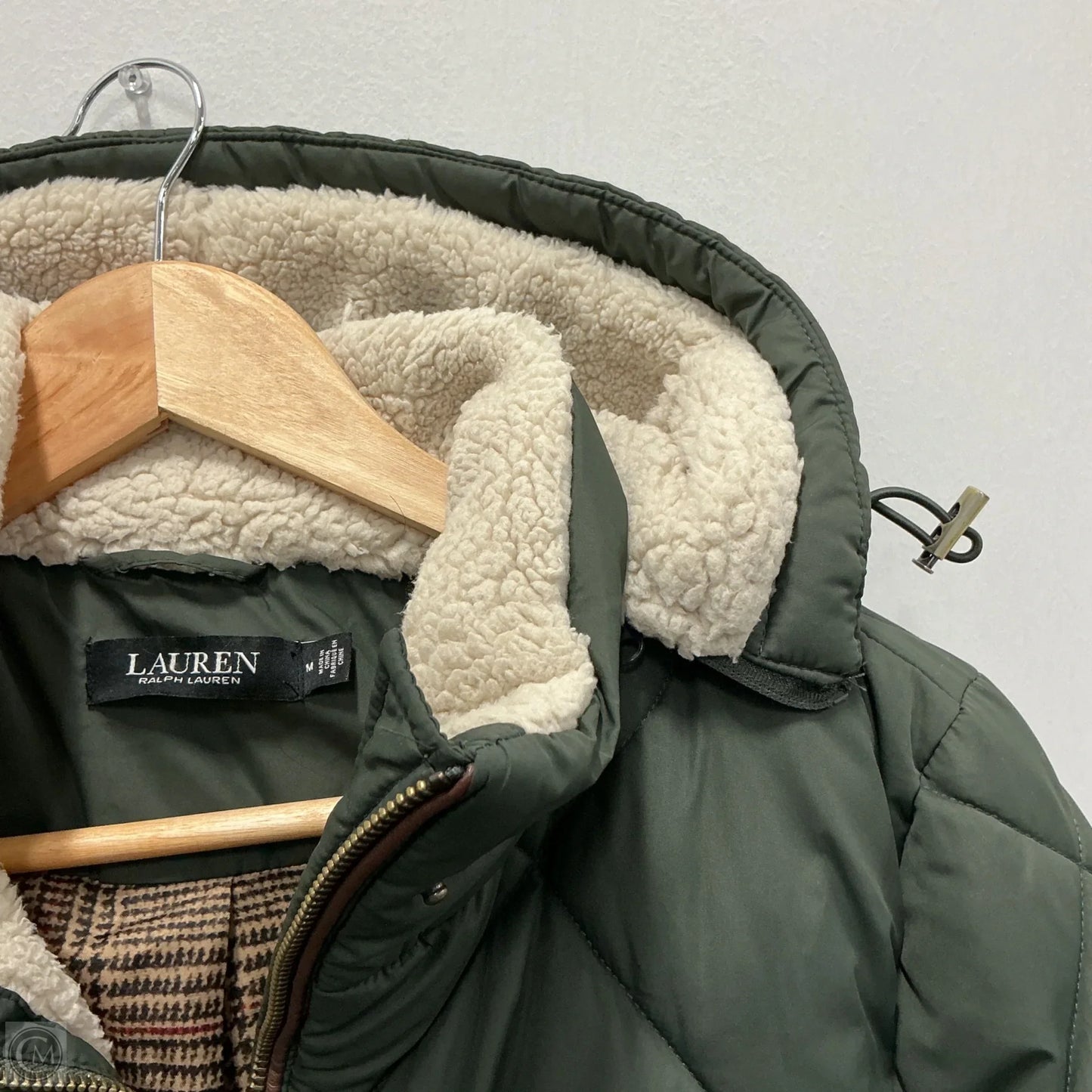 Coat Puffer & Quilted By Ralph Lauren Black Label In Green, Size: M