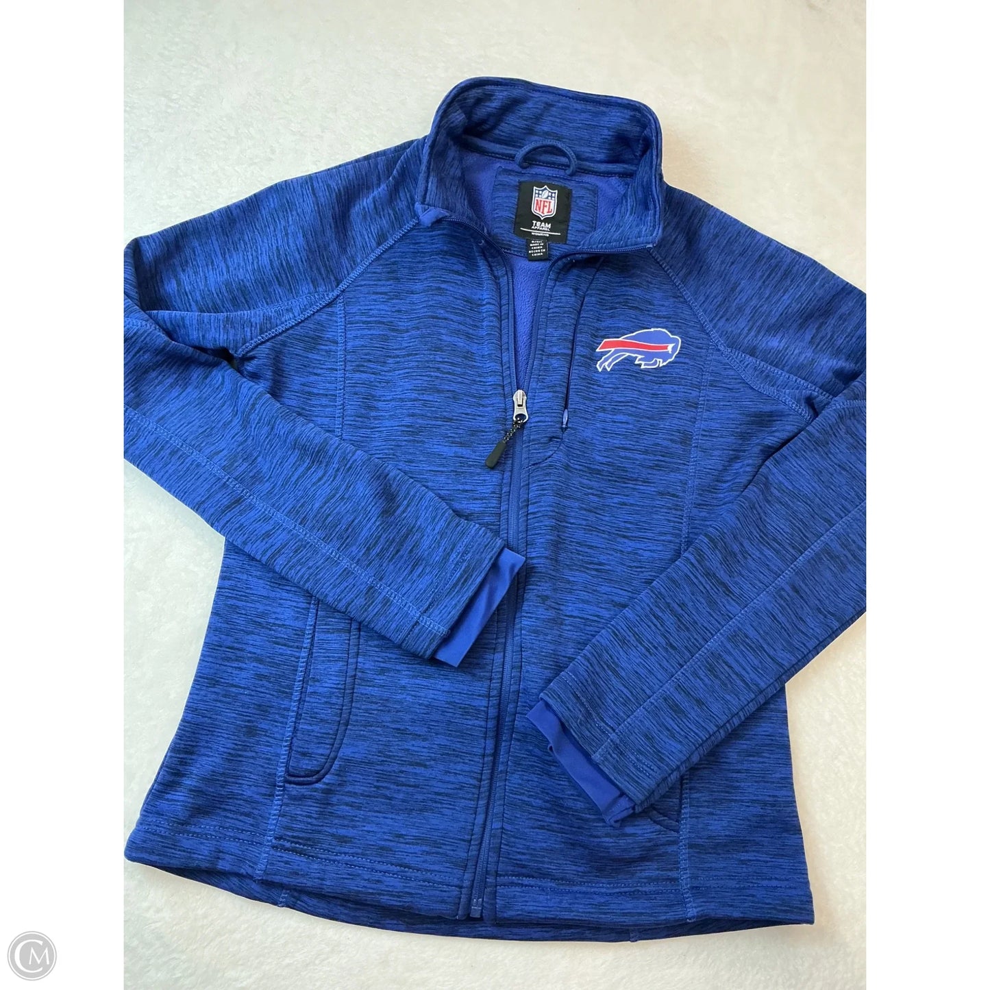 Athletic Jacket By Nfl In Blue, Size: S
