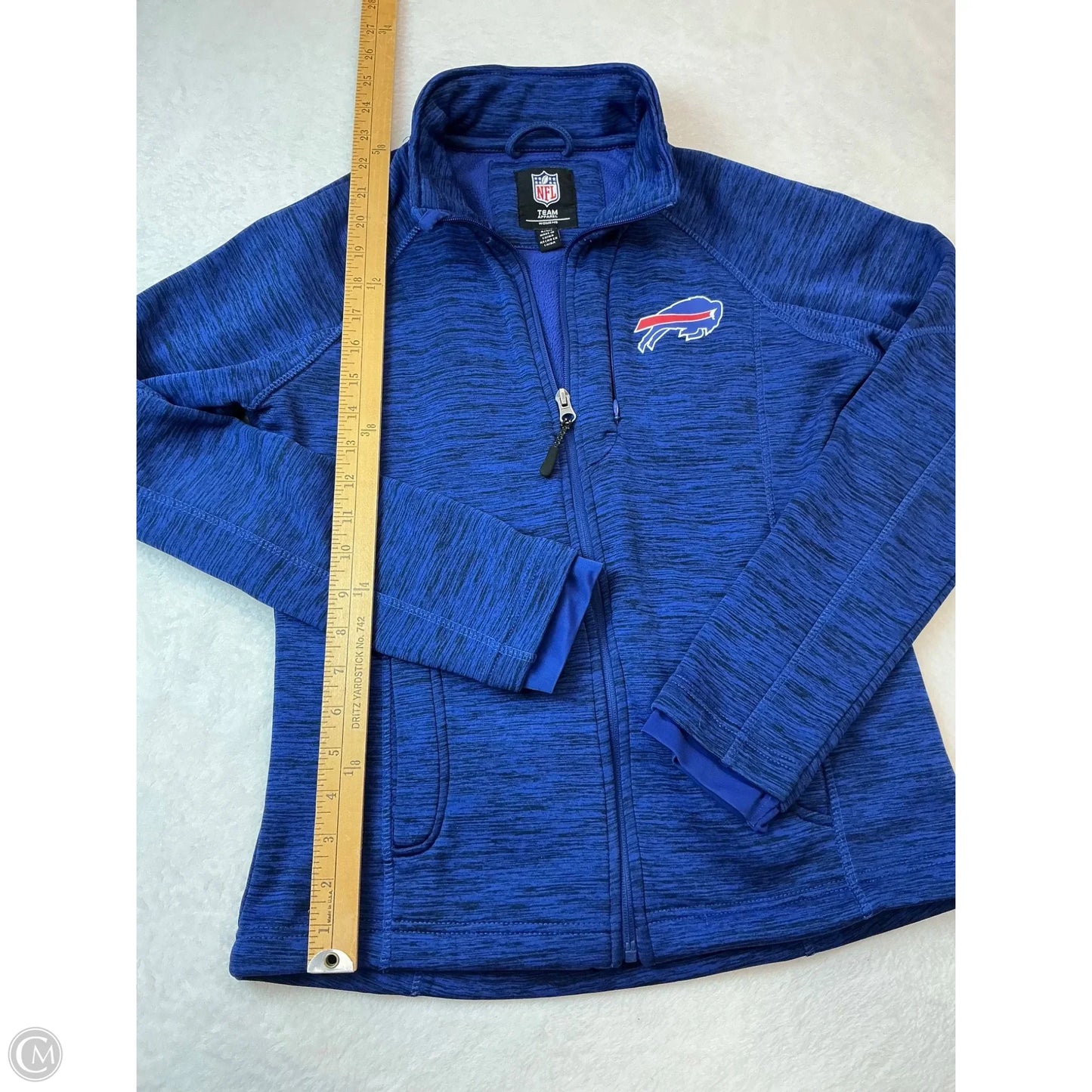 Athletic Jacket By Nfl In Blue, Size: S