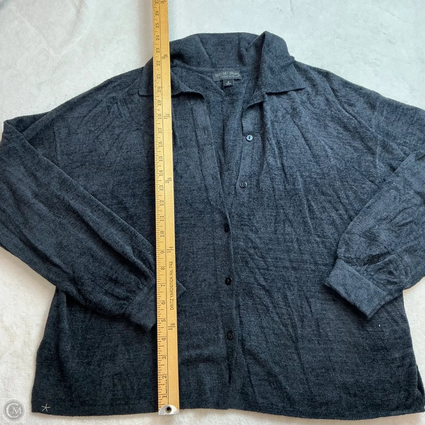 Top Long Sleeve By Haven In Grey, Size: M