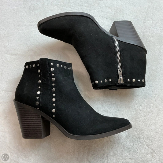 Boots Ankle Heels By Ana In Black, Size: 6