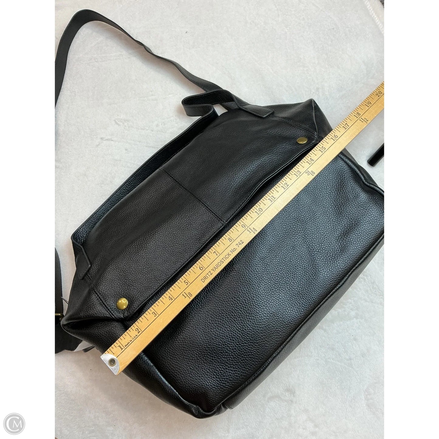 Handbag Leather By Clothes Mentor, Size: Large