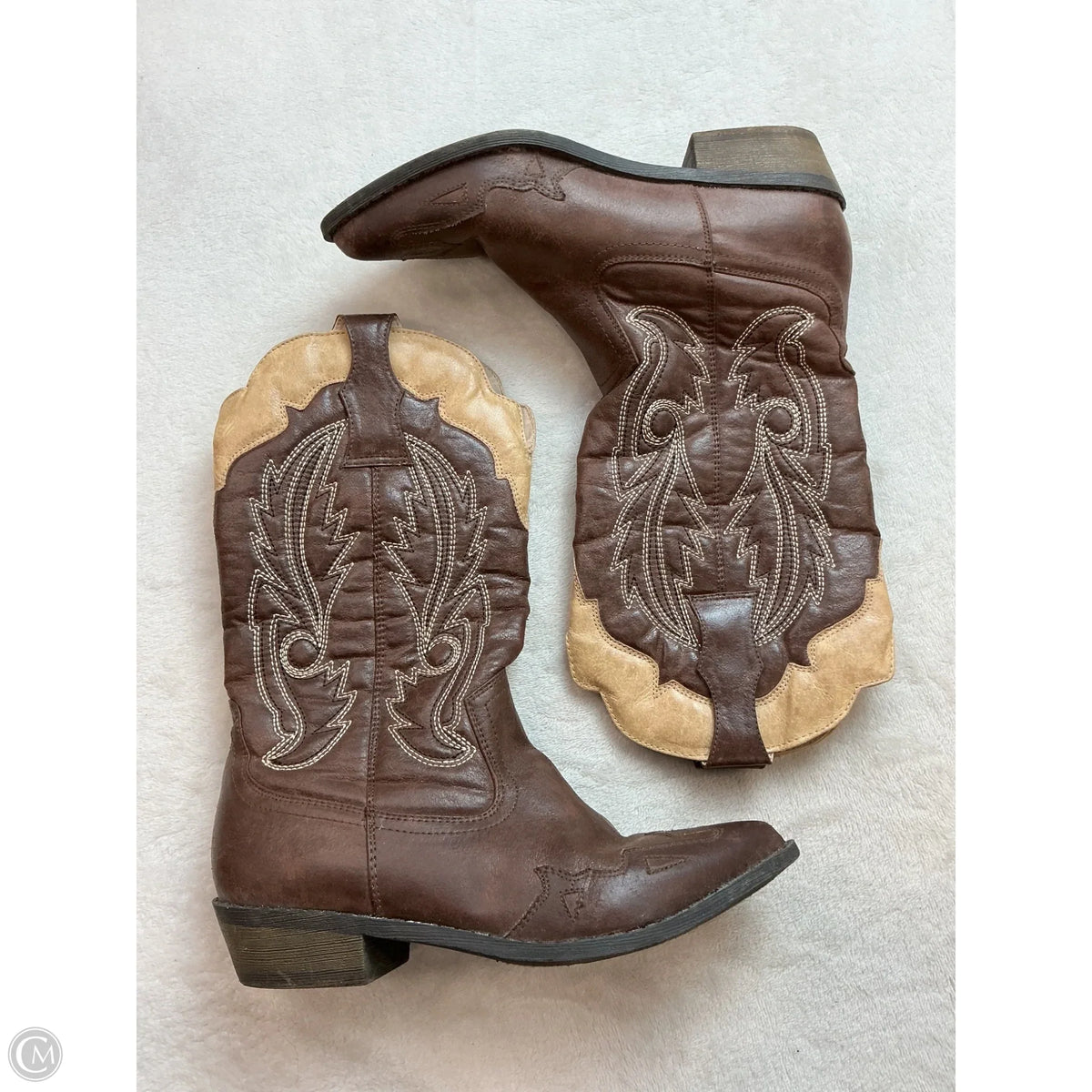 Boots Western By Coconuts In Brown, Size: 6