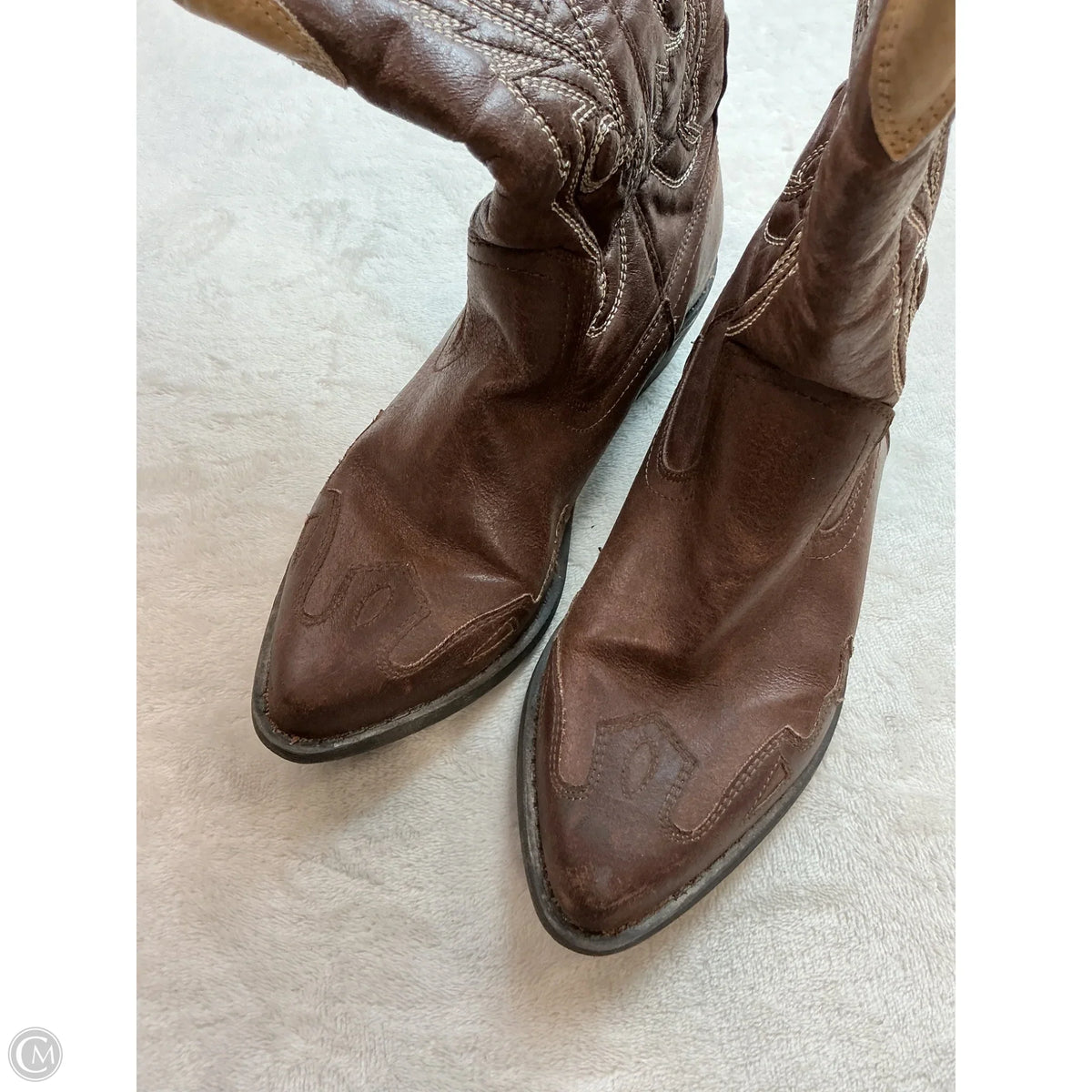 Boots Western By Coconuts In Brown, Size: 6