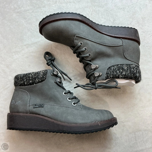 Boots Ankle Flats By Blowfish In Grey, Size: 7.5