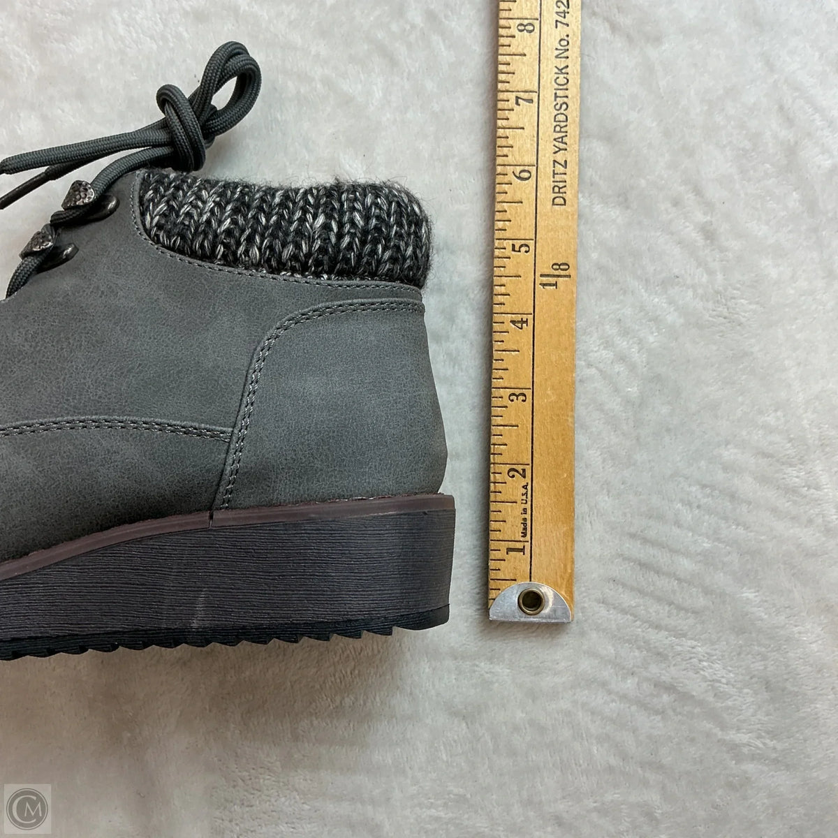 Boots Ankle Flats By Blowfish In Grey, Size: 7.5