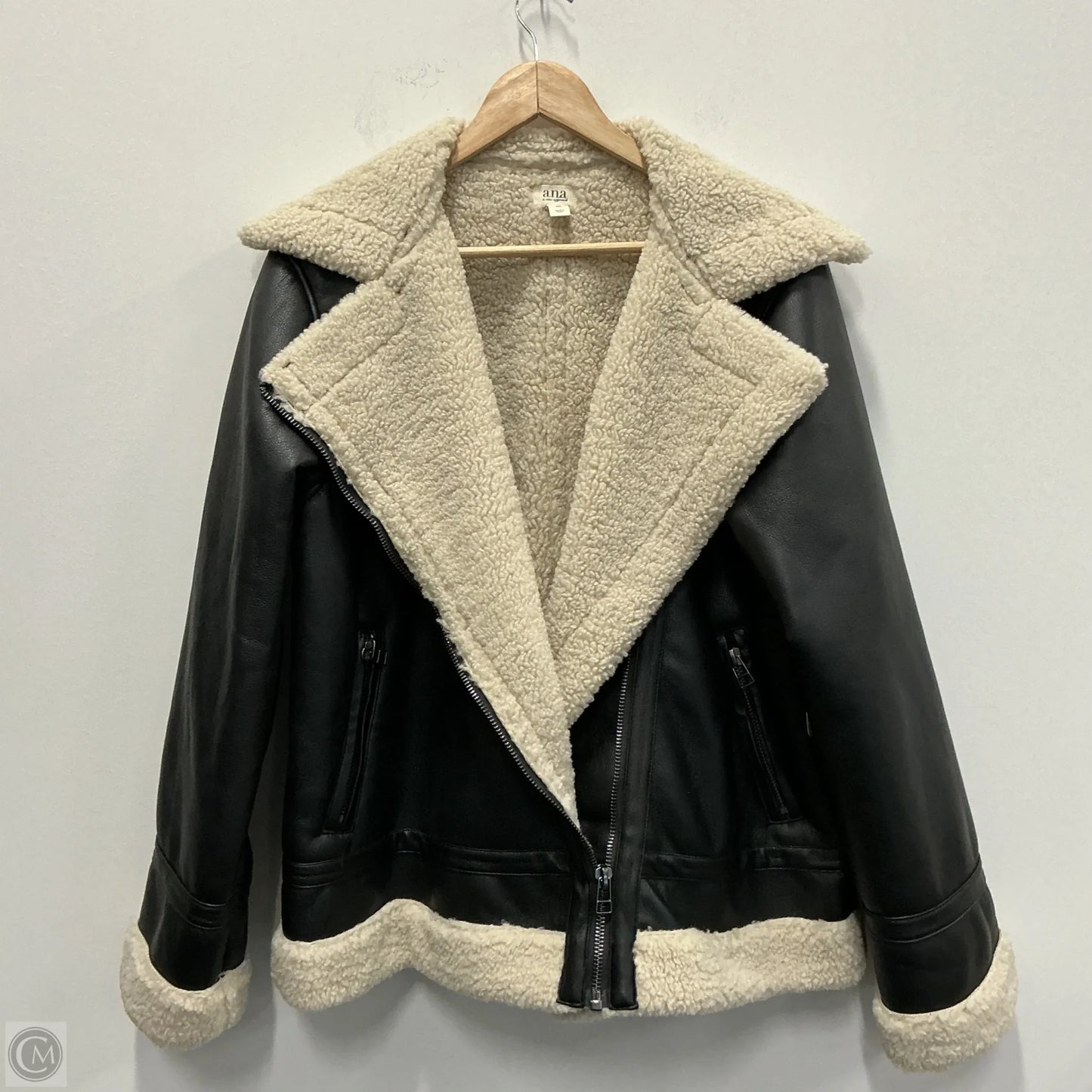 Coat Other By Ana In Black & Cream, Size: Xxl