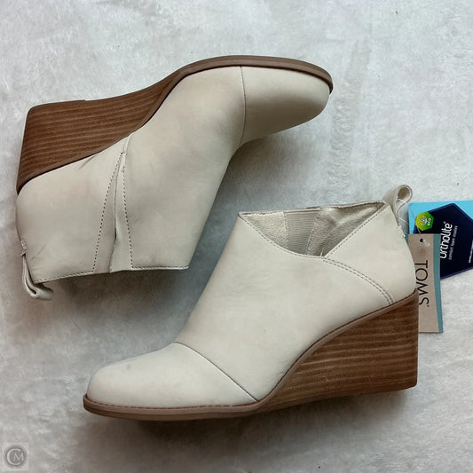 Boots Ankle Heels By Toms In White, Size: 7