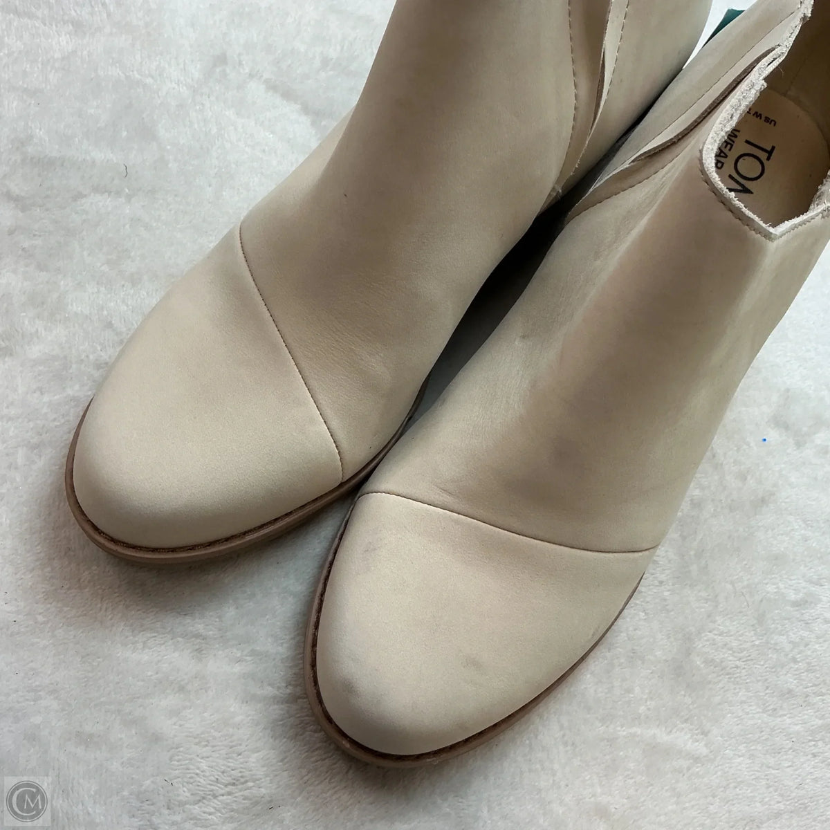 Boots Ankle Heels By Toms In White, Size: 7
