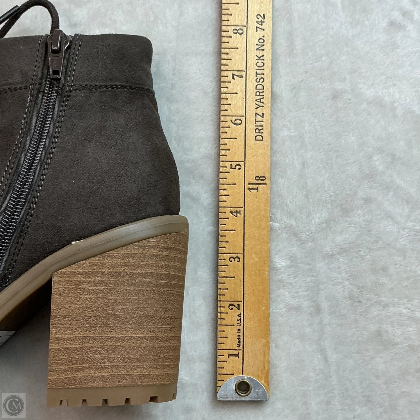 Boots Ankle Heels By Universal Thread In Brown, Size: 7