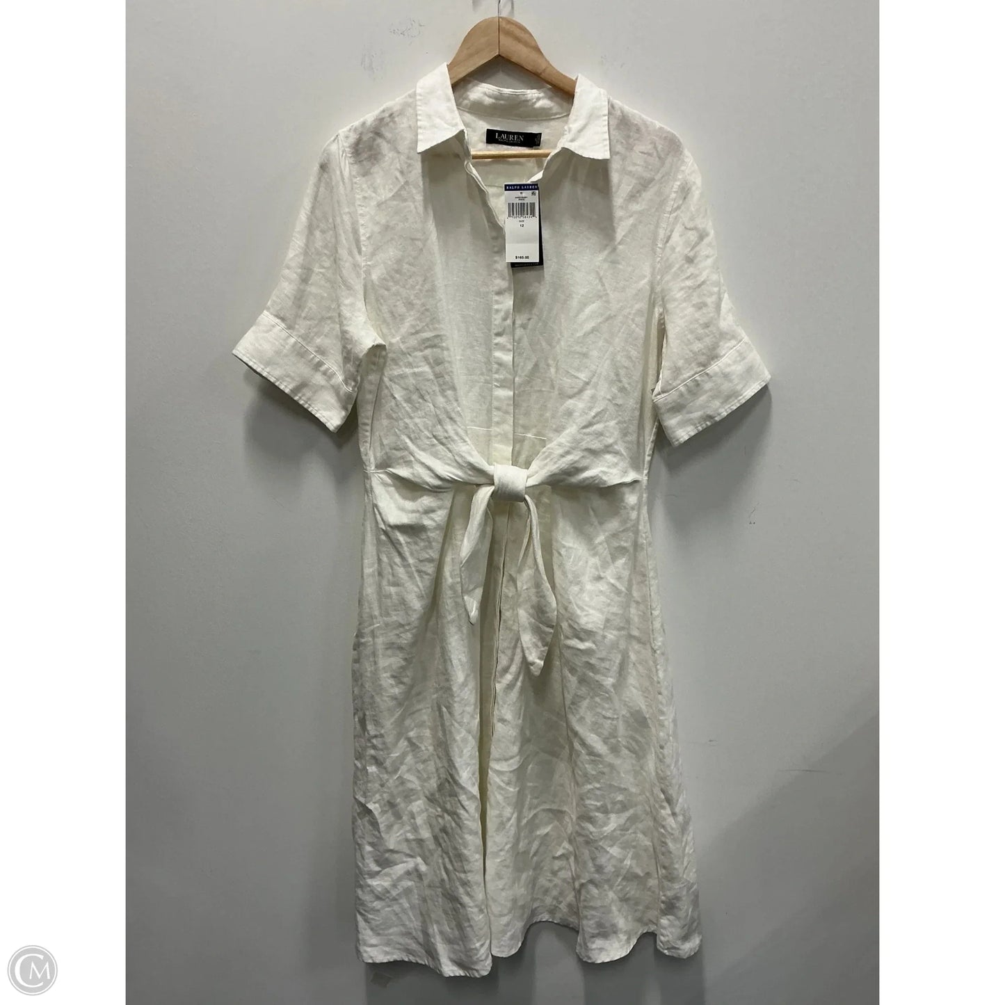 Dress Casual Short By Ralph Lauren Black Label In White, Size: L