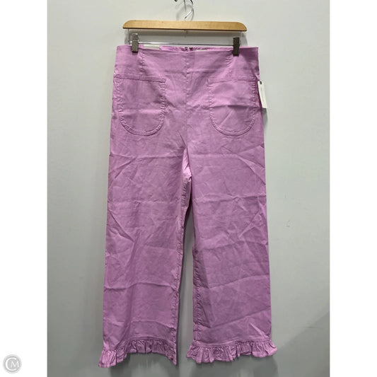 Pants Cropped By Maeve In Purple, Size: 10